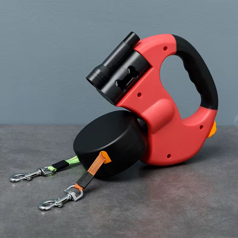 ๐พ Retractable Dual Doggie Leash with LED Light ๐พ