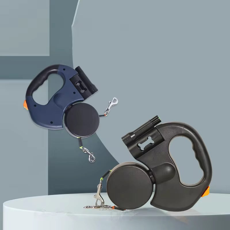 ๐พ Retractable Dual Doggie Leash with LED Light ๐พ