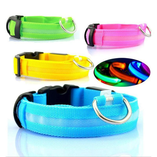 LED Glowing Safety Collar for Dogs 🐶✨