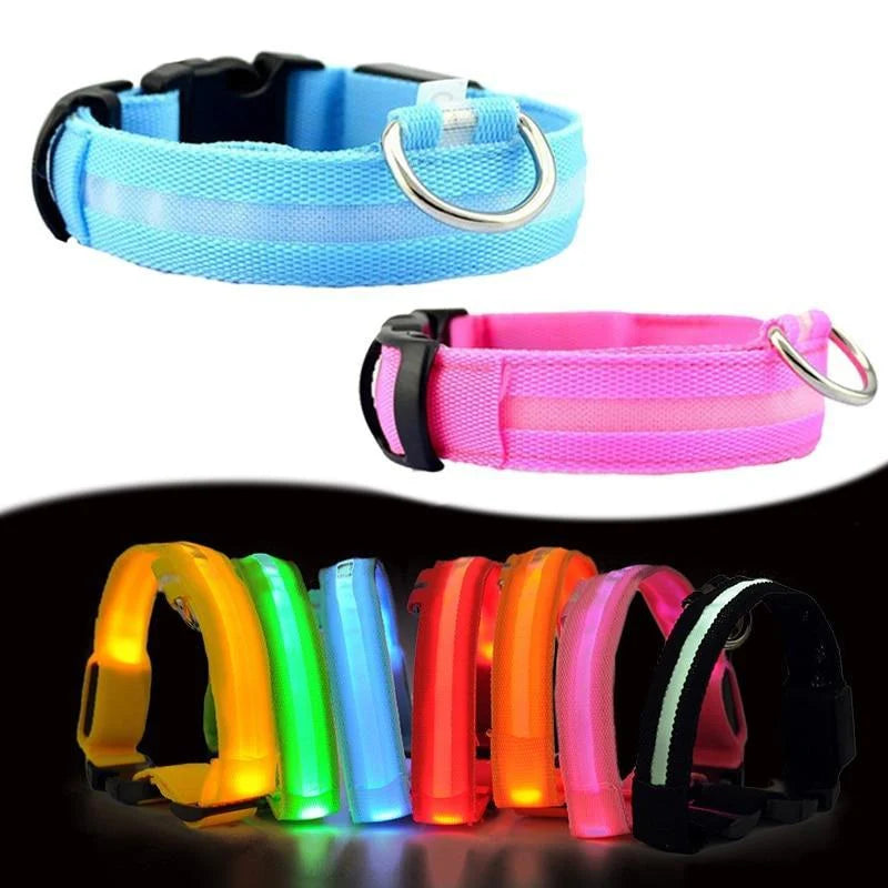 LED Glowing Safety Collar for Dogs 🐶✨