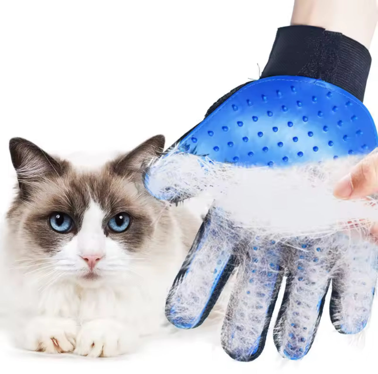 🐾 Pet Grooming Glove – Deshedding & Massage Brush for Cats & Dogs