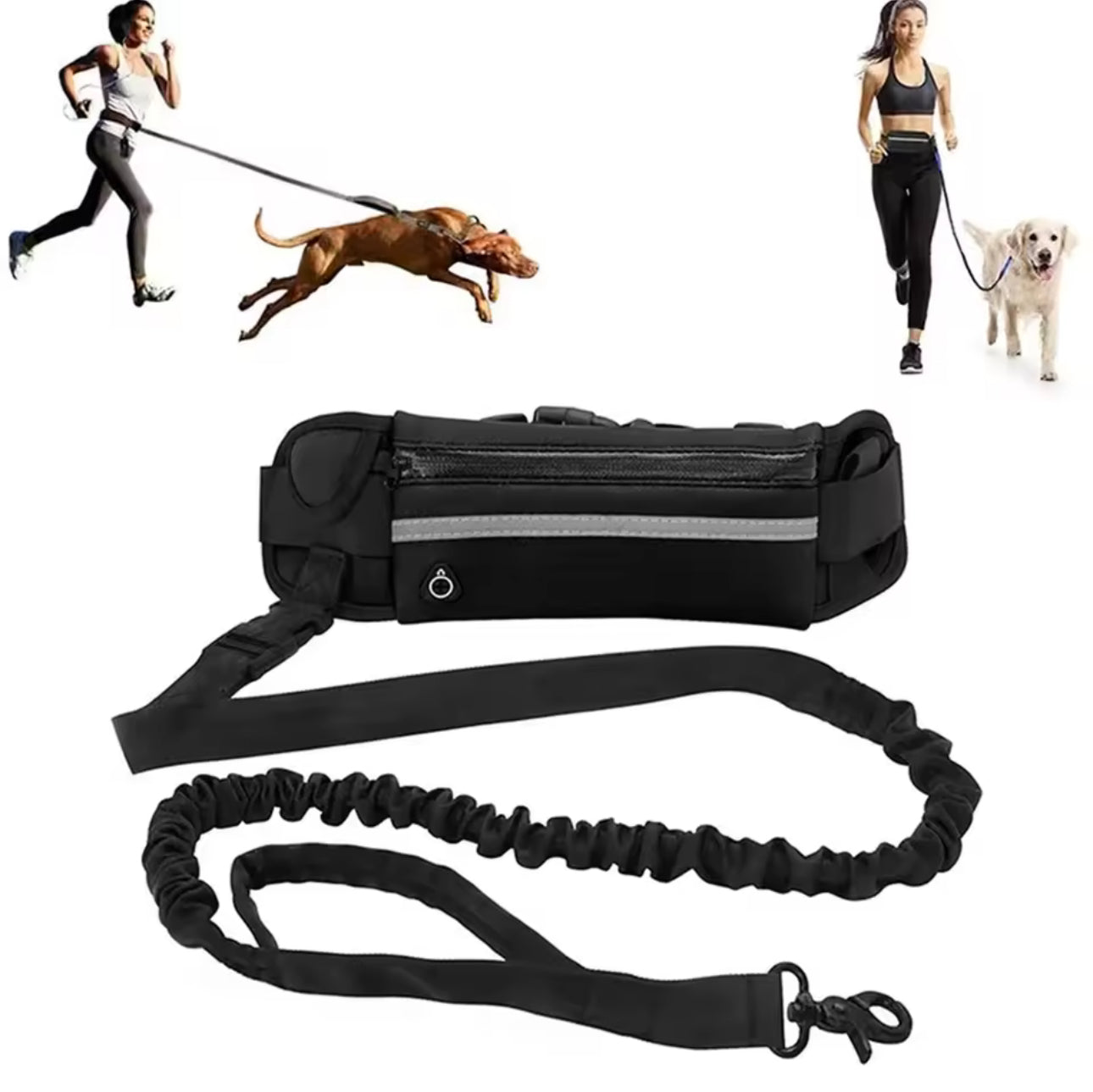 🐕 Retractable Dog Leash – Reflective, Tangle-Free & One-Hand Control Design